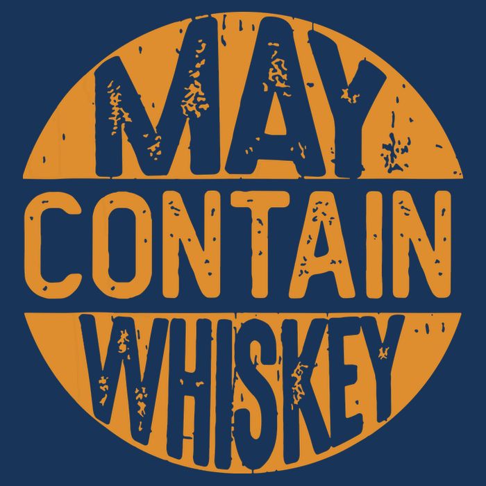 May Contain Whiskey Funny Liquor Drinking Cooling Performance Crew T-Shirt