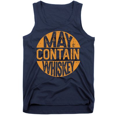 May Contain Whiskey Funny Liquor Drinking Tank Top
