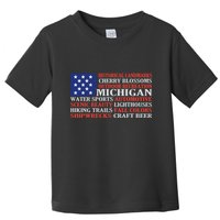 Michigan Characteristic Words Toddler T-Shirt