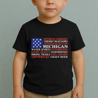Michigan Characteristic Words Toddler T-Shirt