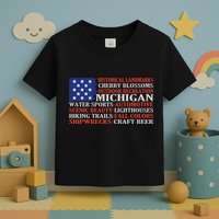 Michigan Characteristic Words Toddler T-Shirt
