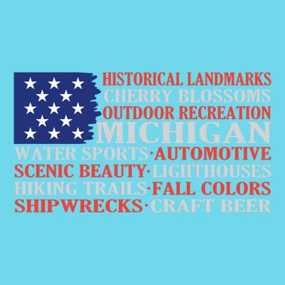 Michigan Characteristic Words T-Shirt