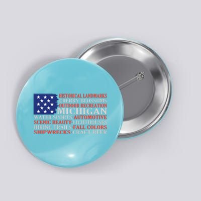 Michigan Characteristic Words Button