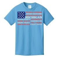 Michigan Characteristic Words Kids T-Shirt