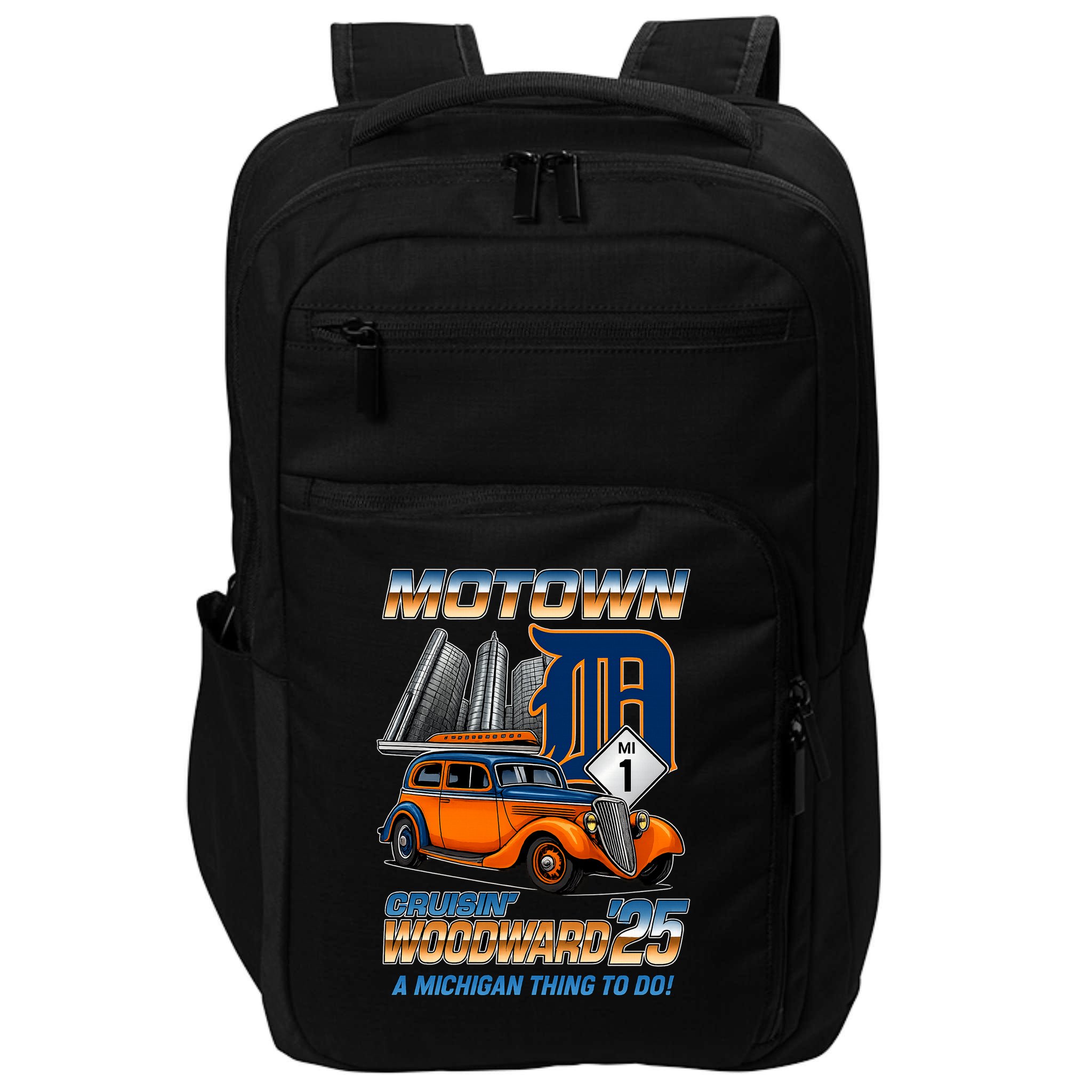 Motown Cruisin Woodward 2025 Impact Tech Backpack