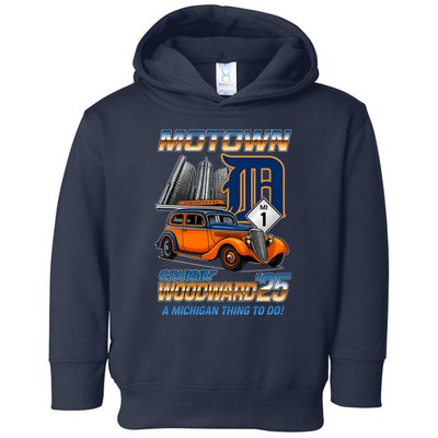Motown Cruisin Woodward 2025 Toddler Hoodie