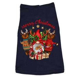 Merry Christmas With Deers And Gnomes Matching Family Gifts Doggie Tank