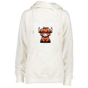 Messy Cow Will Never Be Over Hill I’M Too Darn Tired Climb Womens Funnel Neck Pullover Hood