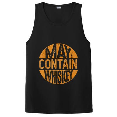 May Contain Whiskey Funny Liquor Drinking PosiCharge Competitor Tank