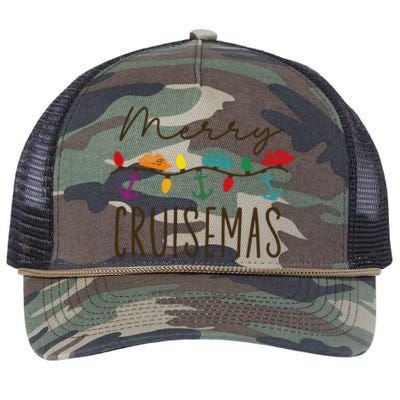 Merry Cruisemas Xmas Christmas Holiday Retro Rope Trucker Hat Cap