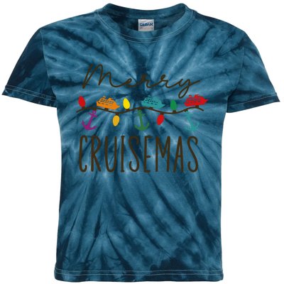 Merry Cruisemas Xmas Christmas Holiday Kids Tie-Dye T-Shirt