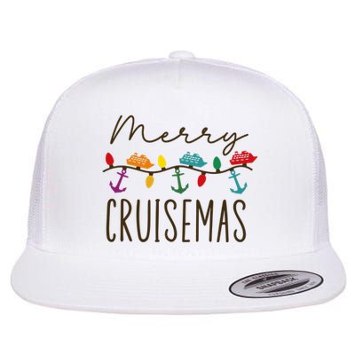 Merry Cruisemas Xmas Christmas Holiday Flat Bill Trucker Hat