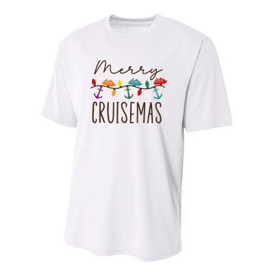 Merry Cruisemas Xmas Christmas Holiday Youth Performance Sprint T-Shirt