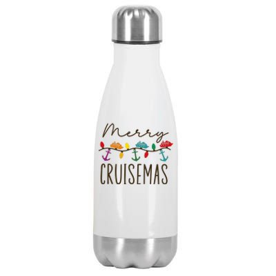 Merry Cruisemas Xmas Christmas Holiday Stainless Steel Insulated Water Bottle