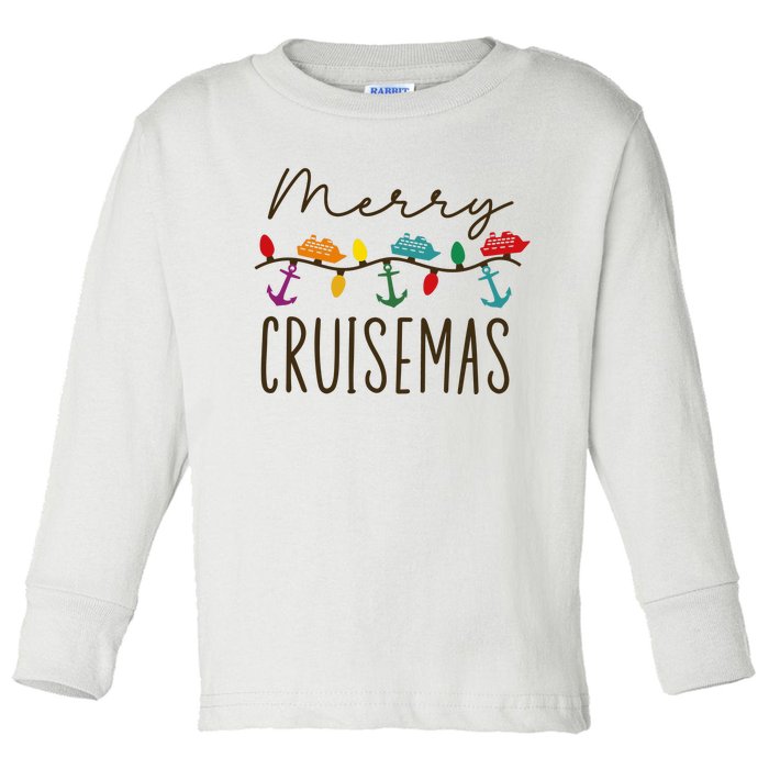 Merry Cruisemas Xmas Christmas Holiday Toddler Long Sleeve Shirt