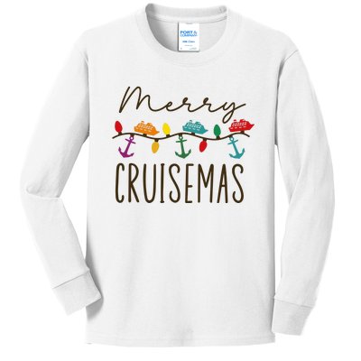 Merry Cruisemas Xmas Christmas Holiday Kids Long Sleeve Shirt