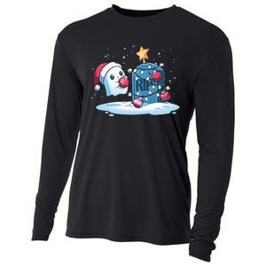 Merry Cryptmas XMas Booo Cryptmas Scary Cooling Performance Long Sleeve Crew