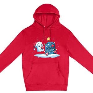 Merry Cryptmas XMas Booo Cryptmas Scary Premium Pullover Hoodie