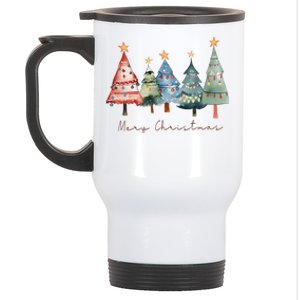 Merry Christmas Xmas Holiday Christmas Tree Xmas Stainless Steel Travel Mug