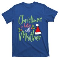 Mom Christmas Xmas Day Santa Mama Happy Holidays Mommy Gift T-Shirt