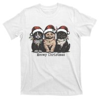 Meowy Christmas Xmas Cat T-Shirt