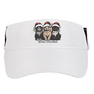 Meowy Christmas Xmas Cat Adult Drive Performance Visor