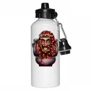 Merry Christmas Xmas Speakerman Funny Aluminum Water Bottle