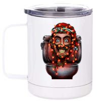 Merry Christmas Xmas Speakerman Funny 12 oz Stainless Steel Tumbler Cup