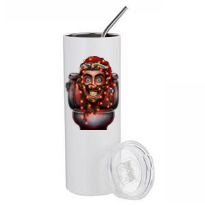 Merry Christmas Xmas Speakerman Funny Stainless Steel Tumbler