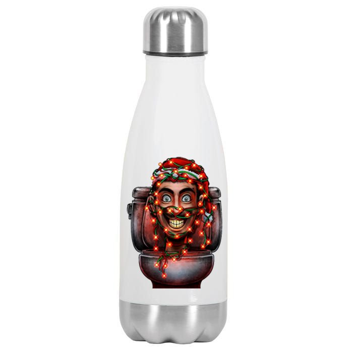 Merry Christmas Xmas Speakerman Funny Stainless Steel Insulated Water Bottle