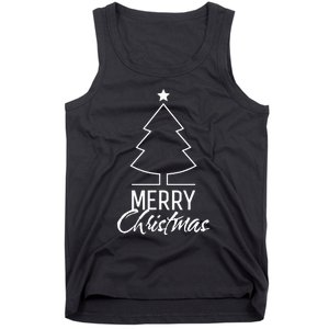 Merry Christmas Xmas Tree Tank Top