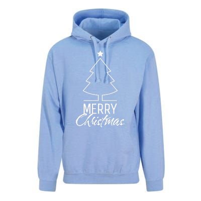 Merry Christmas Xmas Tree Unisex Surf Hoodie