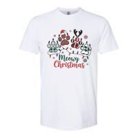 Meowy Christmas Xmas Holiday Cat Lover Softstyle CVC T-Shirt