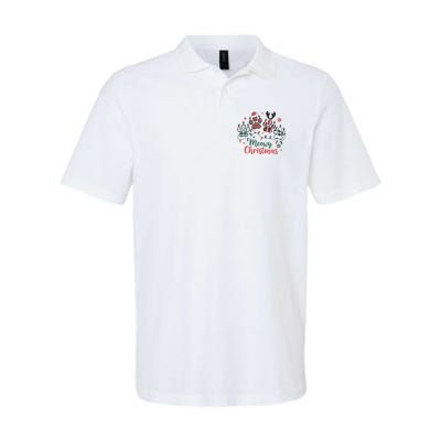 Meowy Christmas Xmas Holiday Cat Lover Softstyle Adult Sport Polo