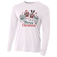 Meowy Christmas Xmas Holiday Cat Lover Cooling Performance Long Sleeve Crew