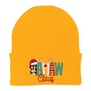 Mamaw Claus Xmas Happy Family New Santa Claus Christmas Gift Knit Cap Winter Beanie