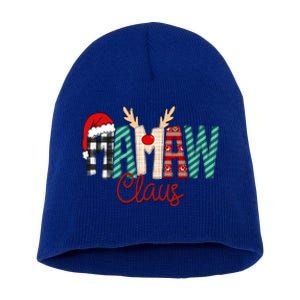 Mamaw Claus Xmas Happy Family New Santa Claus Christmas Gift Short Acrylic Beanie