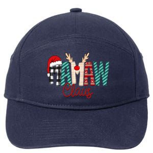 Mamaw Claus Xmas Happy Family New Santa Claus Christmas Gift 7-Panel Snapback Hat