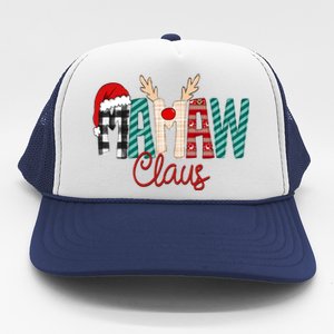 Mamaw Claus Xmas Happy Family New Santa Claus Christmas Gift Trucker Hat