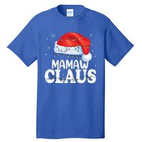 Mamaw Claus Xmas Family Matching Funny Grandma Christmas Cute Gift Tall T-Shirt