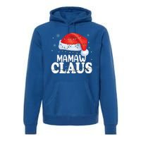 Mamaw Claus Xmas Family Matching Funny Grandma Christmas Cute Gift Premium Hoodie