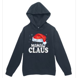 Mamaw Claus Xmas Family Matching Funny Grandma Christmas Cute Gift Urban Pullover Hoodie