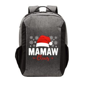 Mamaw Claus Xmas Light Funny Santa Hat Christmas Ugly Gift Vector Backpack