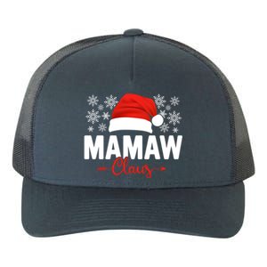 Mamaw Claus Xmas Light Funny Santa Hat Christmas Ugly Gift Yupoong Adult 5-Panel Trucker Hat