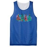 Merry Christmas Xmas Stethoscope Nurse Christmas Tree Scrubs Gift Mesh Reversible Basketball Jersey Tank