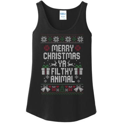 Merry Christmas Ya Filthy Animal Ugly Ladies Essential Tank