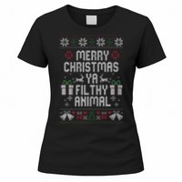 Merry Christmas Ya Filthy Animal Ugly Women's T-Shirt