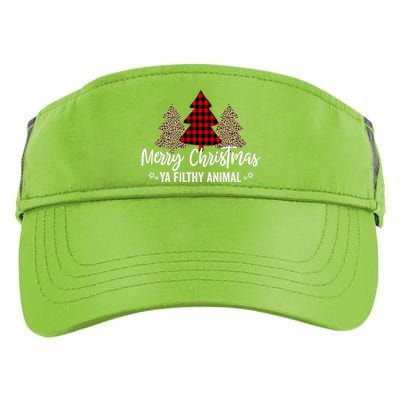 Merry Christmas Ya Filthy Animals Funny Christmas Adult Drive Performance Visor