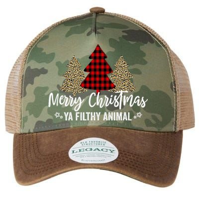 Merry Christmas Ya Filthy Animals Funny Christmas Legacy Tie Dye Trucker Hat