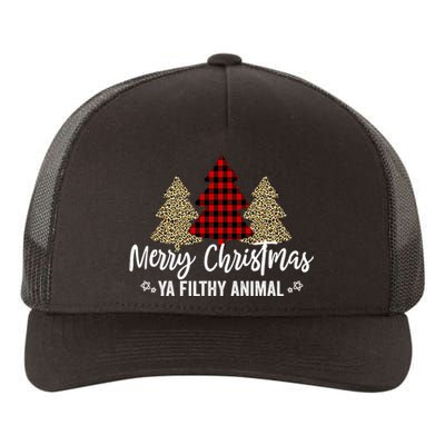 Merry Christmas Ya Filthy Animals Funny Christmas Yupoong Adult 5-Panel Trucker Hat